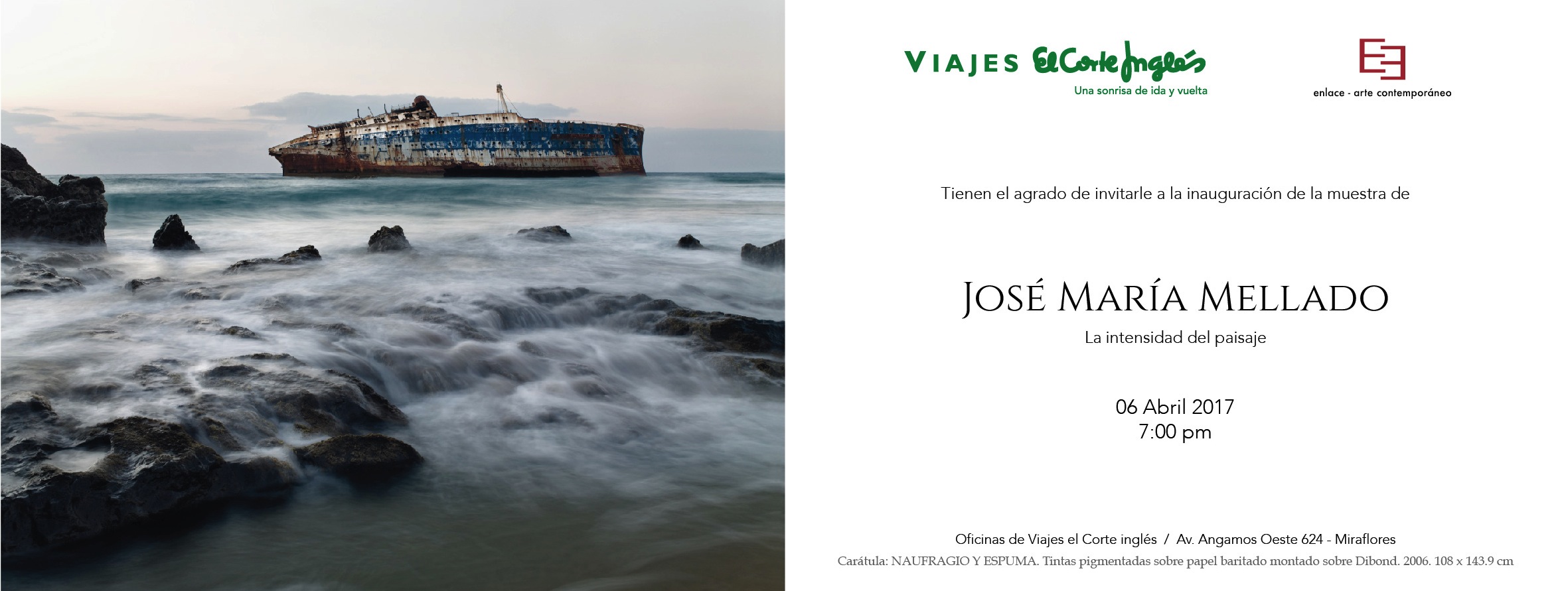 La intensidad del paisaje – Exposición de Mellado en Lima