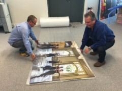 Closer - Producción - Tintas UVI impresión directa sobre dibond - Canon